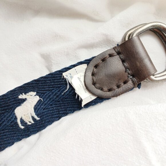 Vintage Abercrombie Kids Reversible D-Ring Belt, Up to 32" - Picture 8 of 9